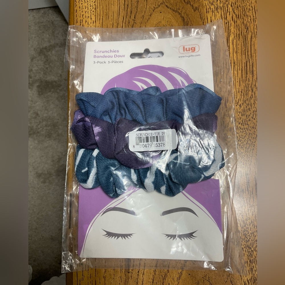 Lug Scrunchies 3-Pack tie dye